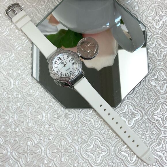 Swiss Legend South Beach Diamond Accented Bezel Stainless Steel Watch MOP Dial - Picture 8 of 15